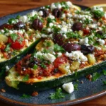 Mediterranean Zucchini Boats