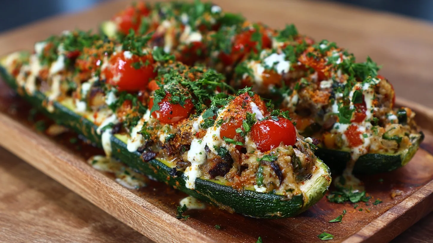 Mediterranean Zucchini Boats Recipe