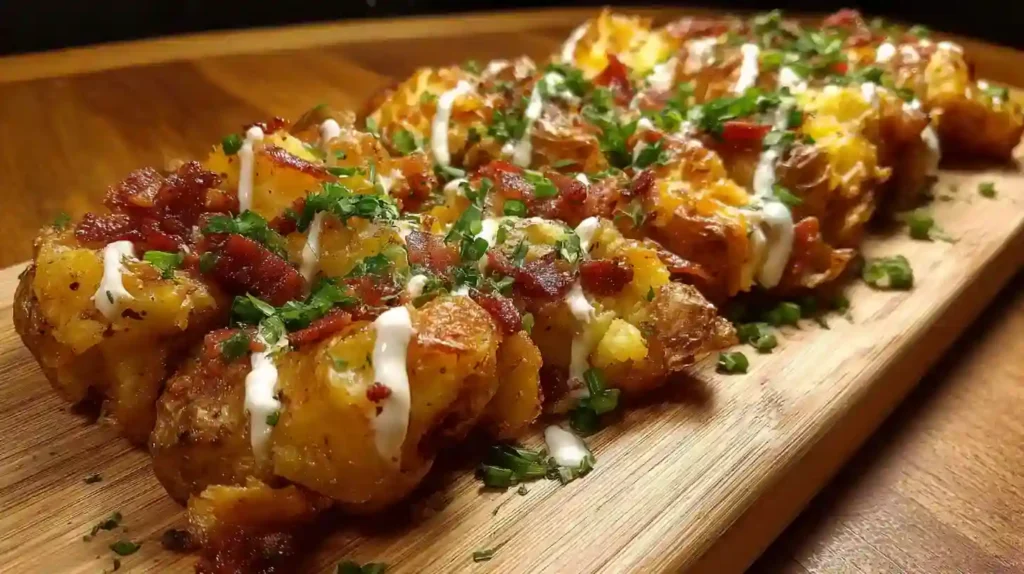 smashed potatoes