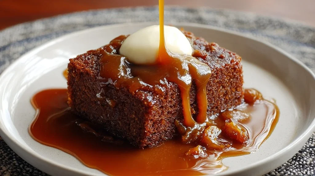 sticky toffee date cake