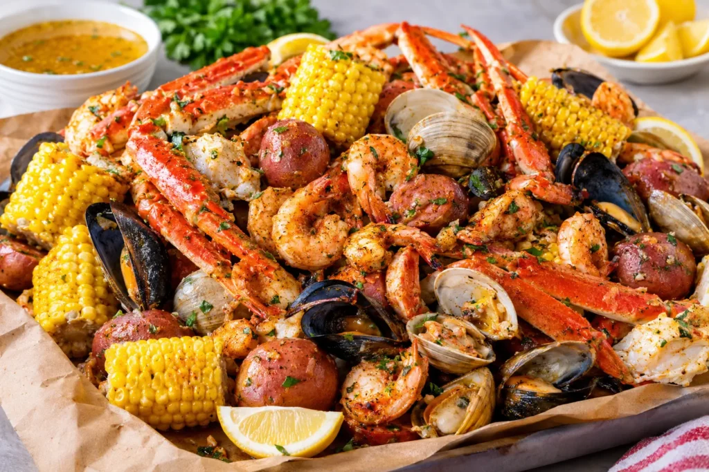 seafood boil timing chart