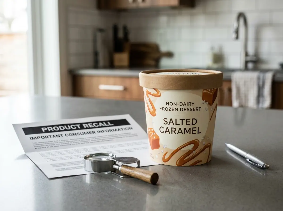 So Delicious Dairy Free recall information for salted caramel non-dairy frozen dessert